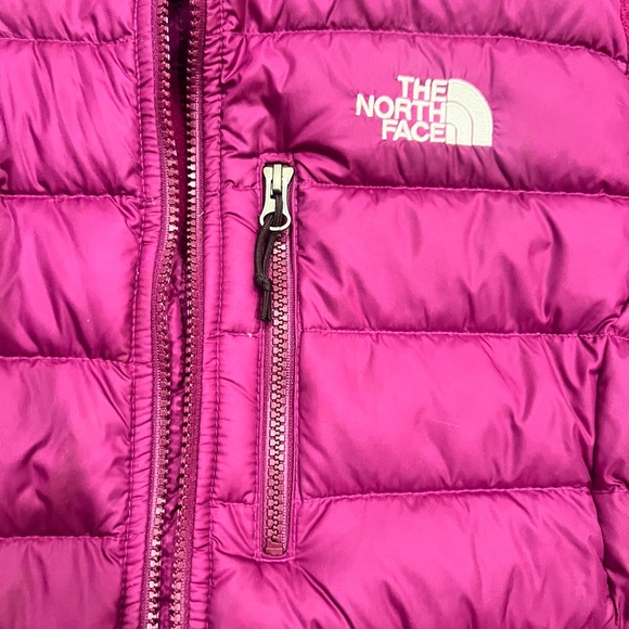 The North Face Fleece Puffer Jacket Women’s M Never Denali Pink 550 Goose Down - Picture 4 of 12